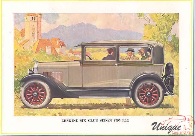 1928 Studebaker Erskine Brochure Page 1
